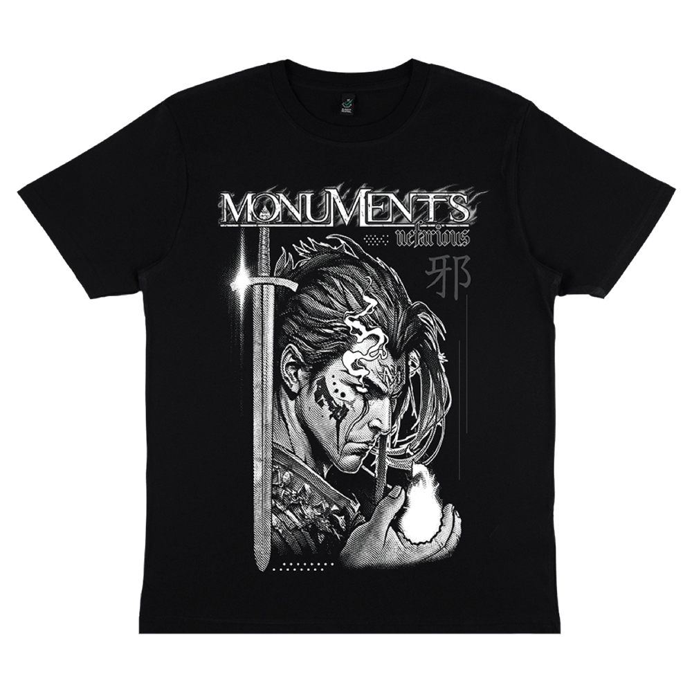 Nefarious T-Shirt - White/Black image 0