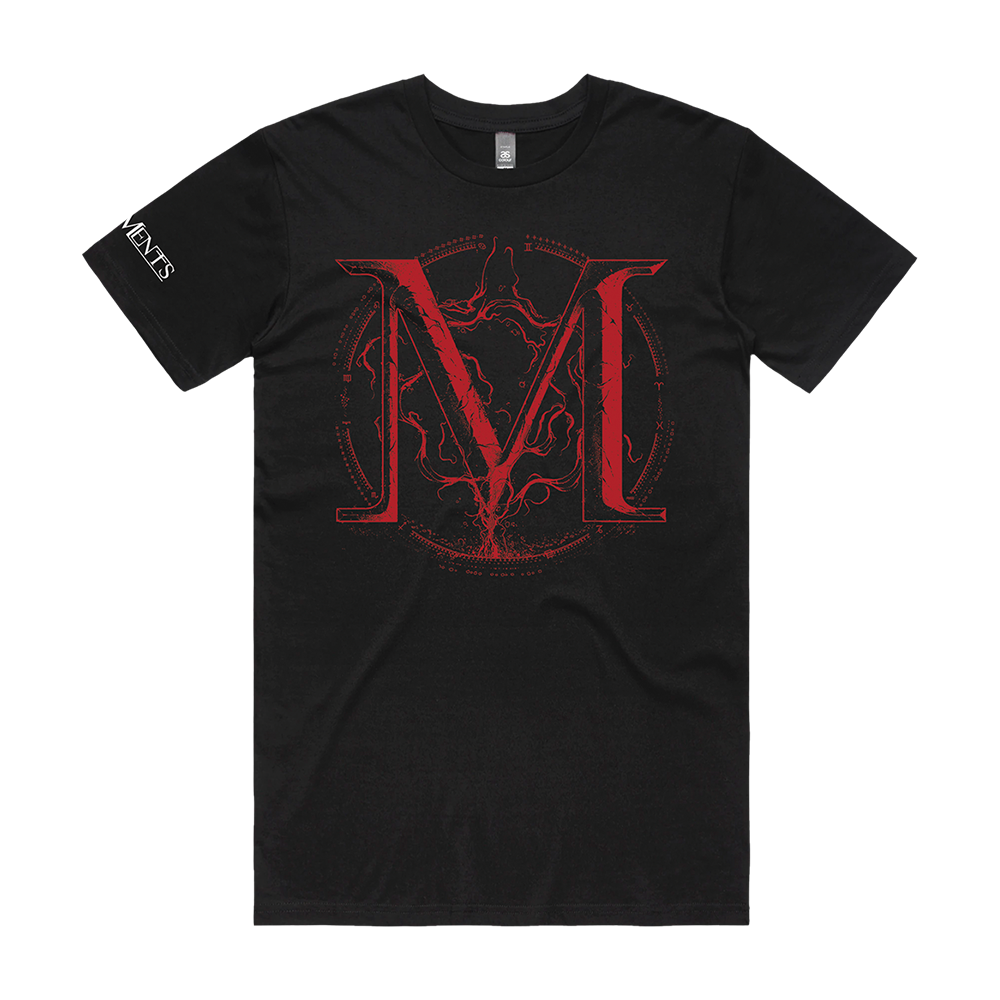 Temple Tee - Black/Red image 0