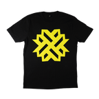 Yellow Emblem Tee - Black image 0